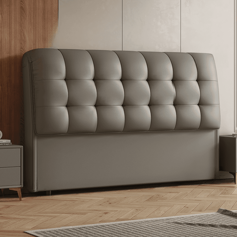 Simplistic Style Panel Headboard with No Distressing, Piled Tufted Rectangular Design for Queen/Full/Twin XL Bed, Featuring Sponge Upholstery and Standard Height - image 4