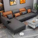 Upholstery Color Dark Gray/Orange