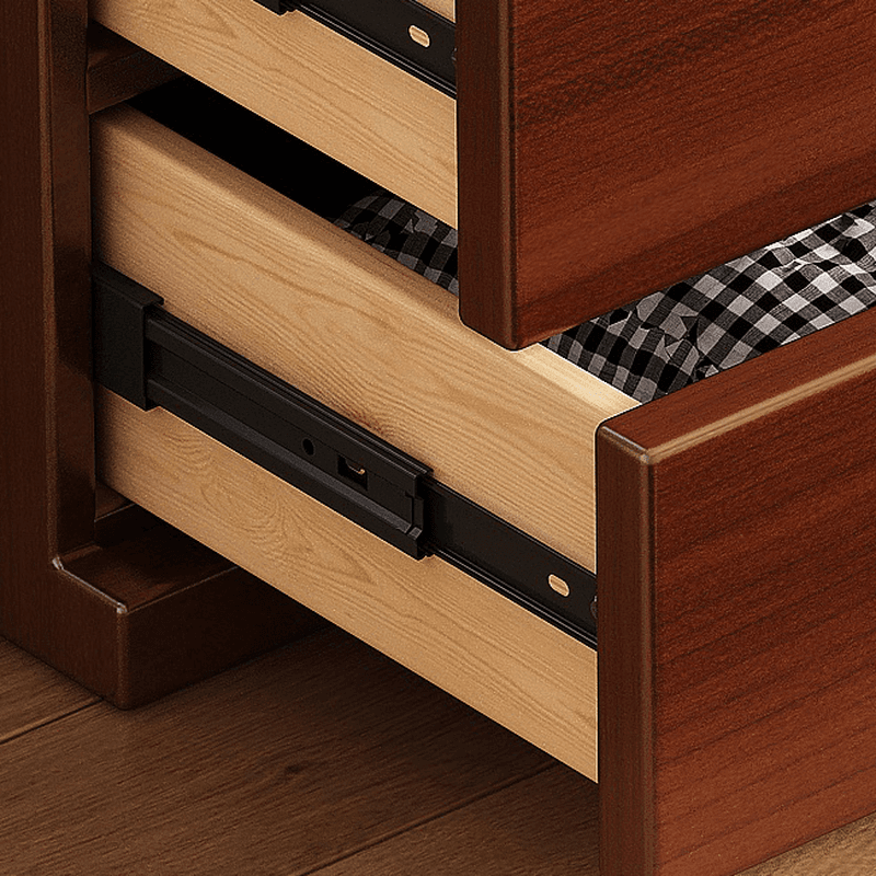 Trendy Natural Wood Double Dresser with 12/10/8 Drawers in Horizontal/Vertical Orientation - image 10