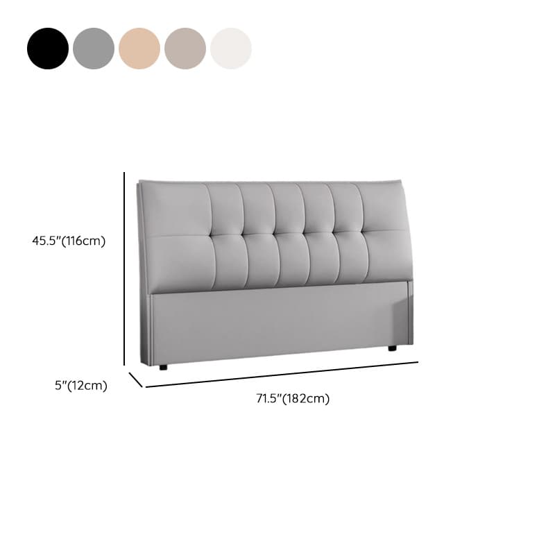 Modish No Distressing Button-tufted Panel Headboard in Rectangle Shape for King/Queen/Full Bed with Sponge Upholstery Fill and Standard Height - image 12
