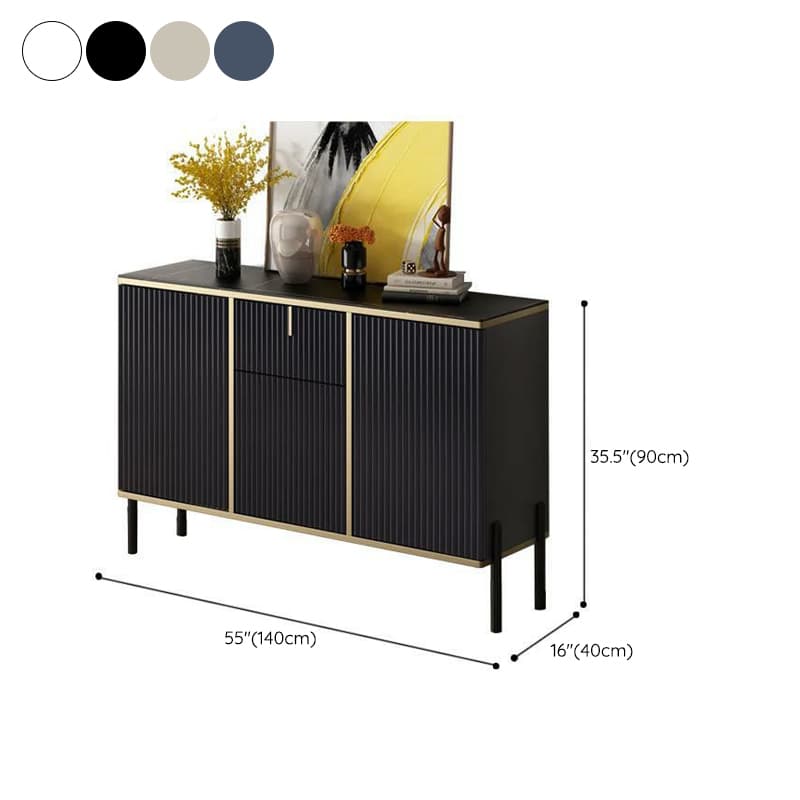 Art Deco Parlor Flooring Buffet Table/Server with Worktop Countertop - image 23