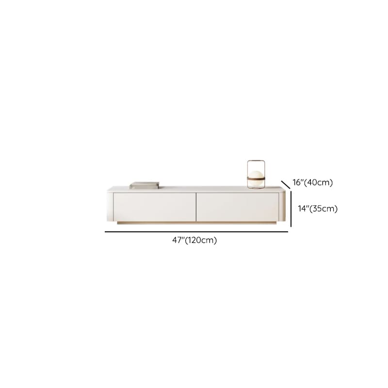 Ivory Rectangular Wall-supported TV Stand with 6 Drawers/5 Drawers - image 30