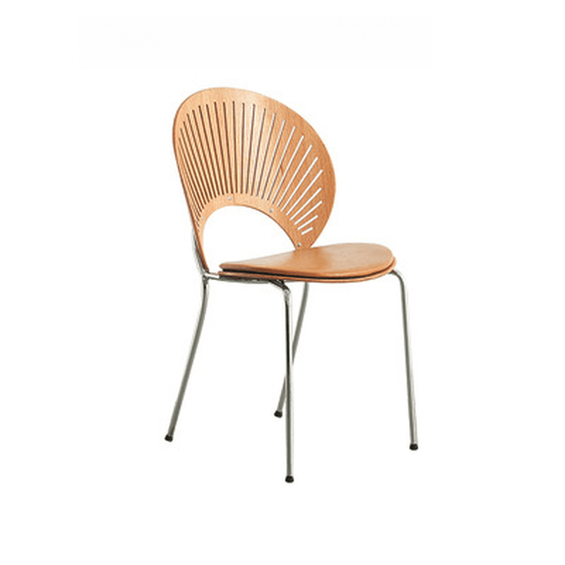 Dining Room Sturdy Side Chair with Outlined Frame and Foot Pads - image 15
