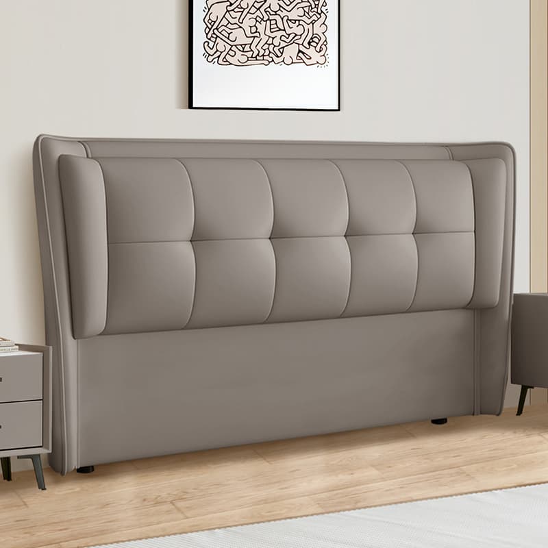 Standard（36-55“） Free-standing Standard Rectangular Full(54"W x 75"L) Stitch-tufted Wingback Headboard with Timber Frame and Sponge Filing - image 4