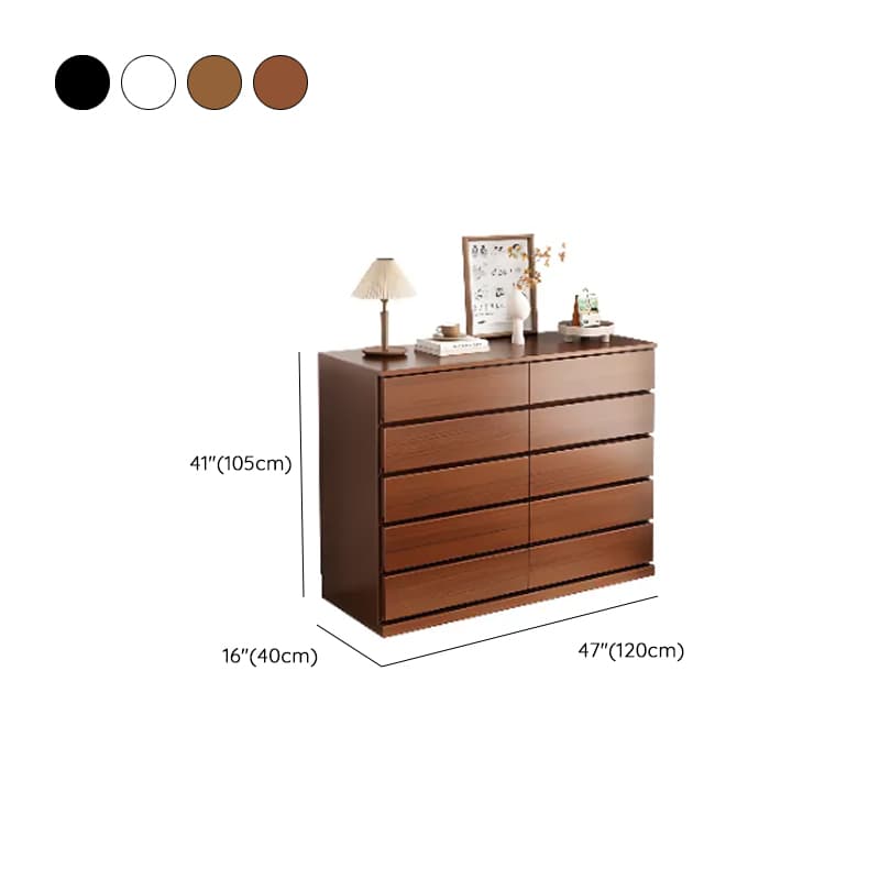 Art Deco Double Dresser/Semainier Horizontal/Vertical 10 Drawers/12 Drawers/8 Drawers in Wood - image 18