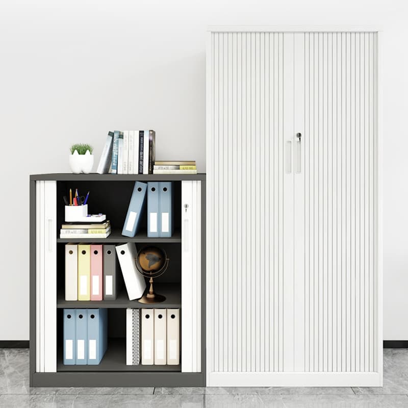 Steel Self-supporting Lockable Accent Cabinet with Sliding Door - image 6