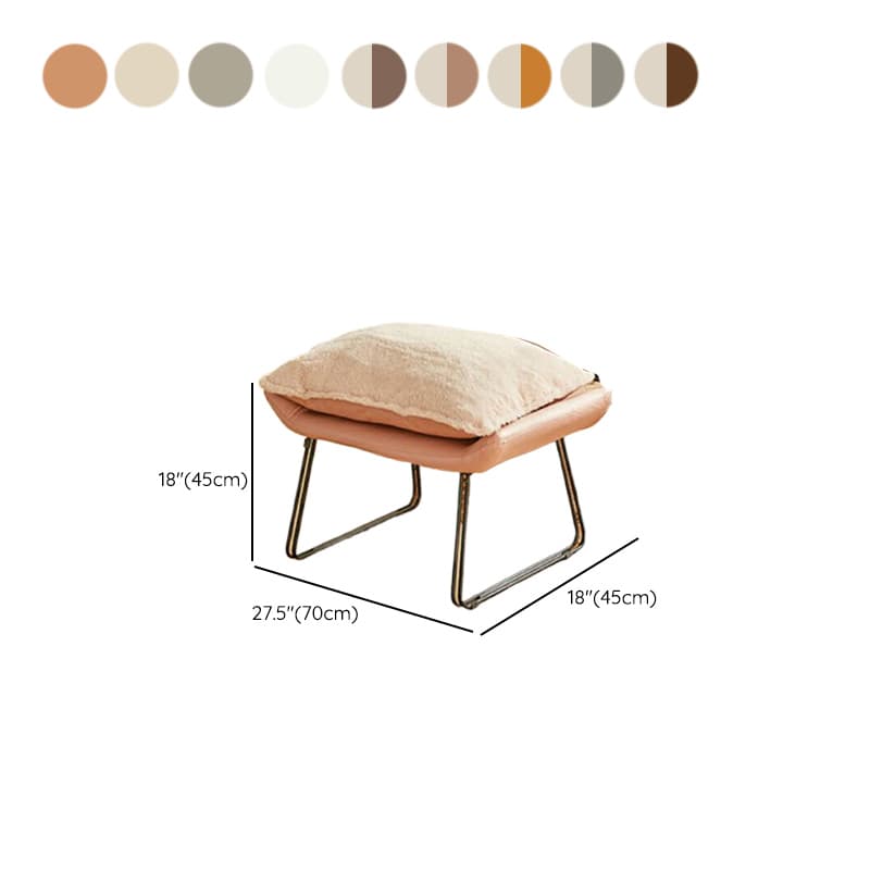 Stylish and Comfortable Modern Upholstered Rocking Chair with Natural Wood Legs - image 20