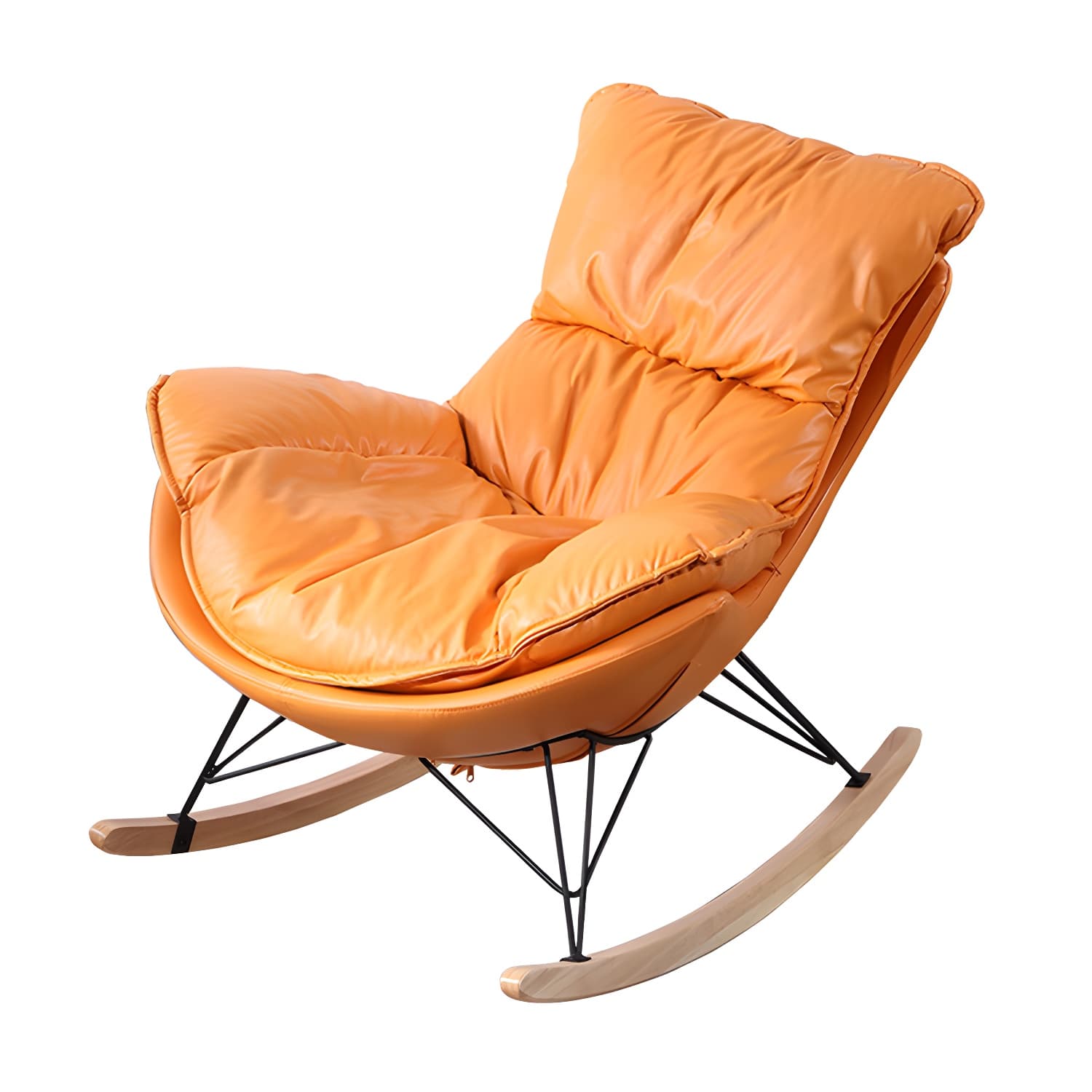 Modern Style Single Rocking Chair Indoor Lazy Sofa Rocking Chair for Living - image 6