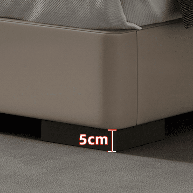 Grey Solid Color Storage Included/Panel Bed for Bedroom - image 5