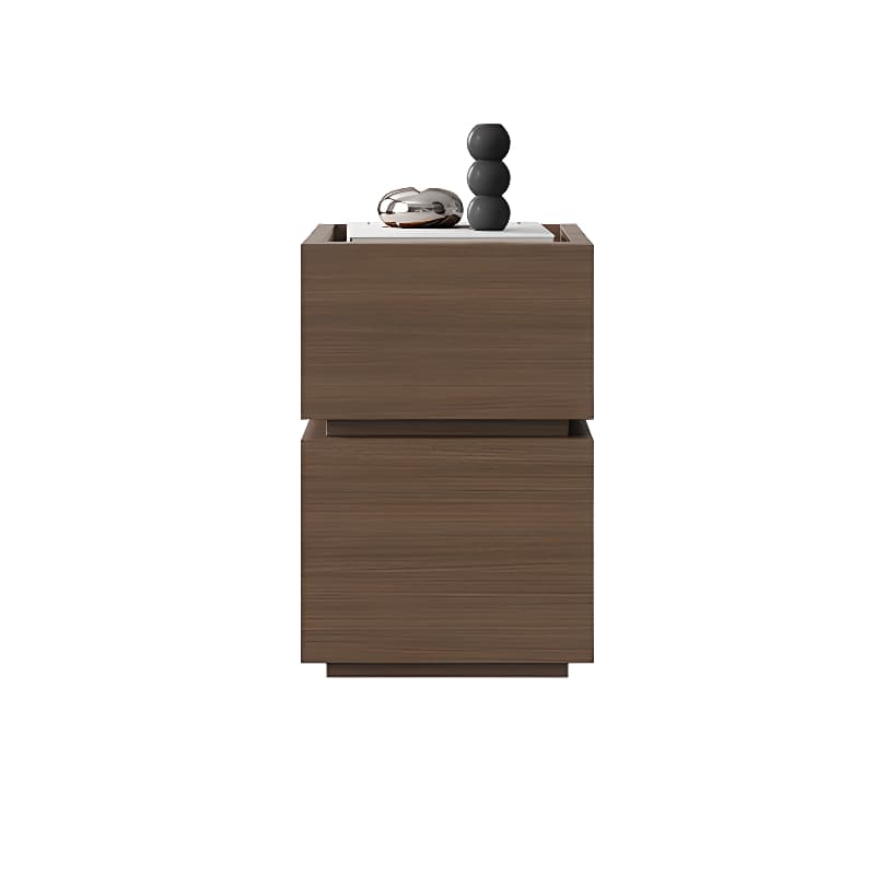 Organic Modern Nightstand With Drawer Organization featuring 2 Drawers and Particle Board Wood Countertop - image 5