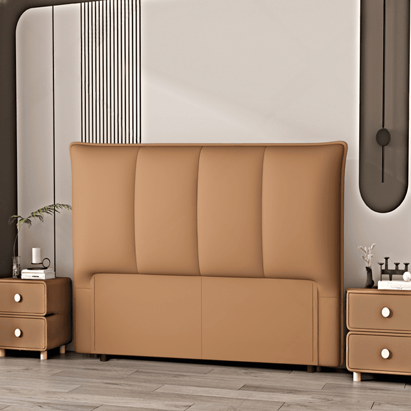 Free-standing Standard No Distressing Rectangle Panel Wood/ Upholstery Sponge Headboard, Standard（36-55“） High, Full(54"W x 75"L)/Twin(38"W x 75"L) Size - image 6