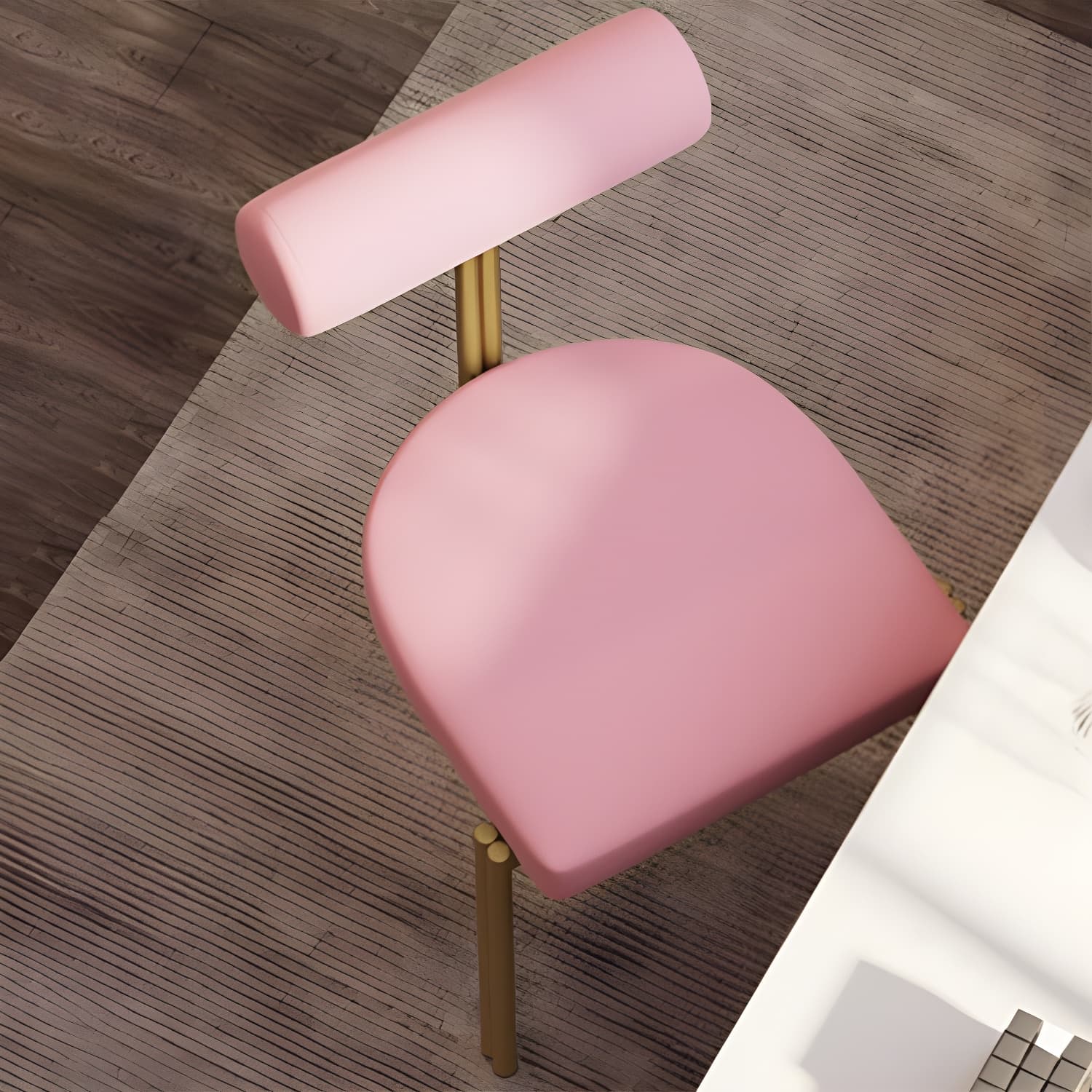 Upholstered Armless Dining Chairs Nordic Style Low Back Side Chair for Dining Room - image 22