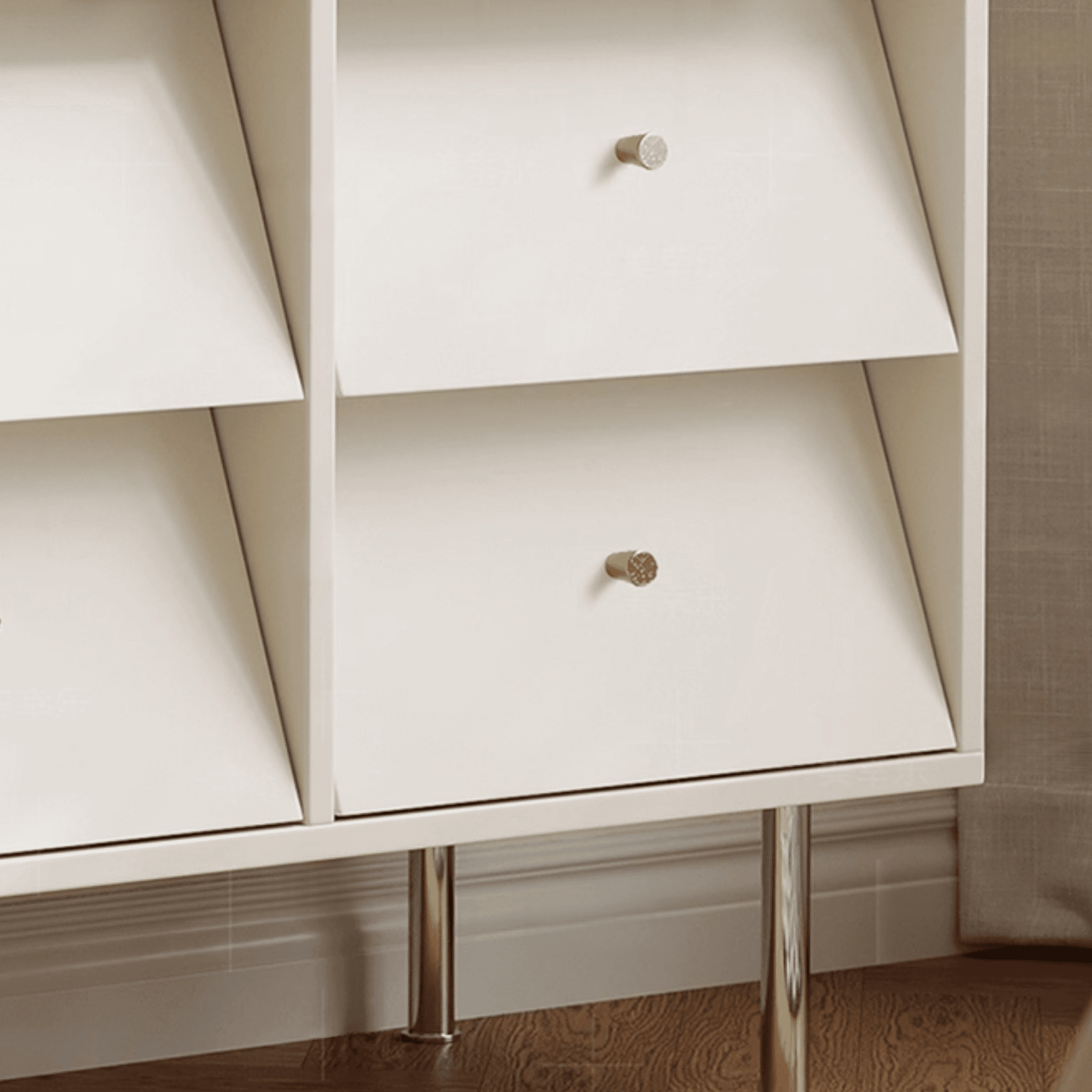 Chalk Casual Raw Wood Semainier for Sleeping Quarters with 9 Drawers/6 Drawers Horizontal/Vertical - image 7