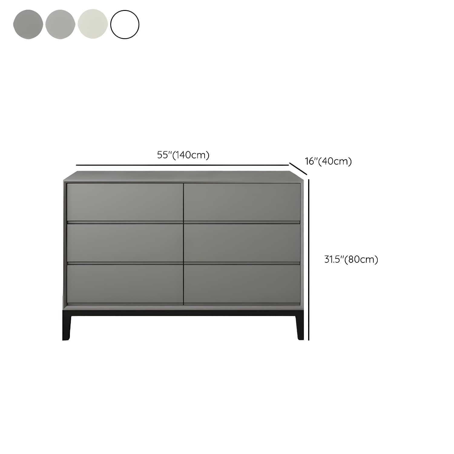 Pine Wood Modern Dresser with Soft Close Drawers - Compact and Stylish Bedroom Storage Solution - image 15