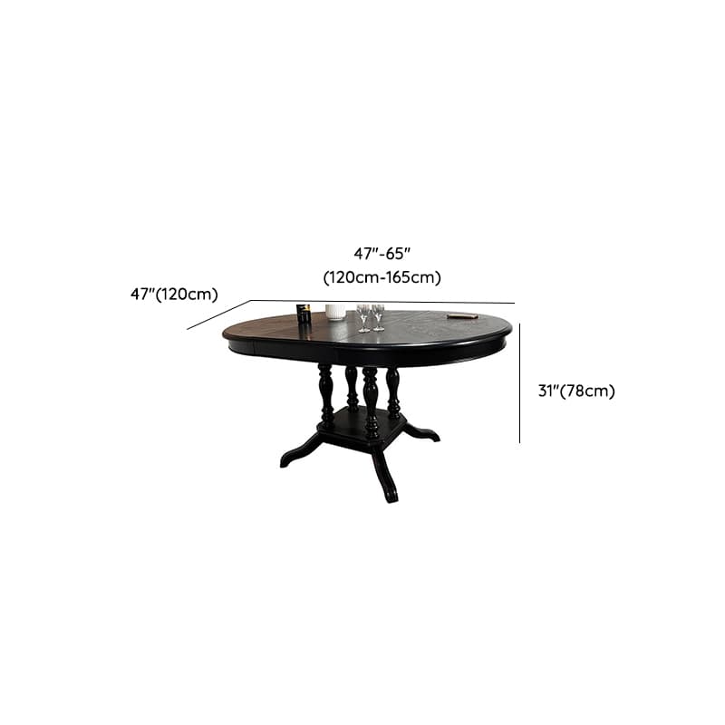 Minimalist Dark Wood Dining Table Set with Wood Slab, 4 Legs, Padded Chair, and Back - image 10