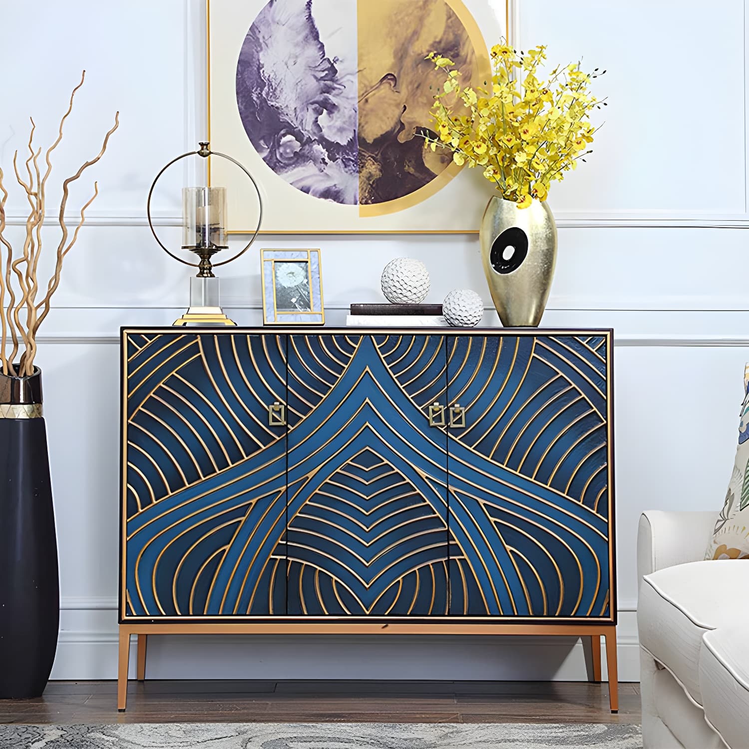Modern Storage Chest Manufactured Wood Dresser , 12.48/15.6 Inch Width - image 8