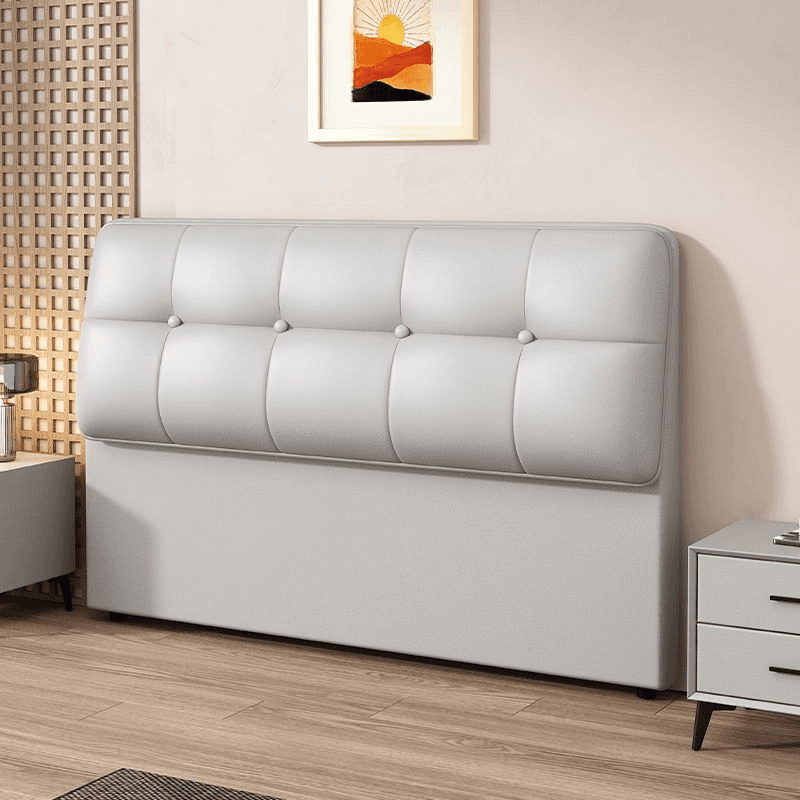 Art Deco Style Panel Headboard with No Distressing, Decorative-stitched Tufting, Rectangle Shape for King/Queen/Full Bed, Sponge Upholstery Fill, Standard Height - image 3