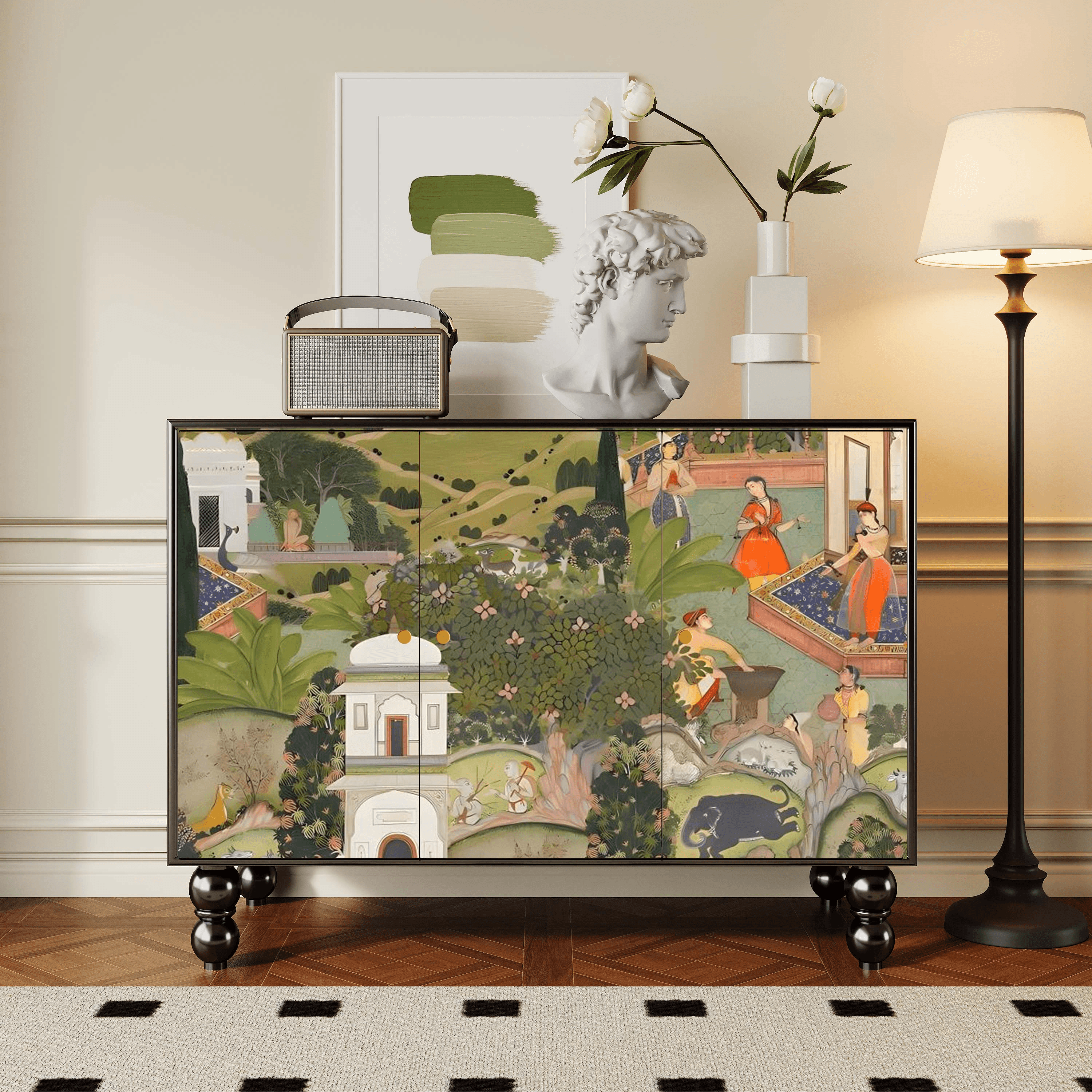 Parlor Detached Sideboard with Six Internal Shelves and Benchtop - image 18
