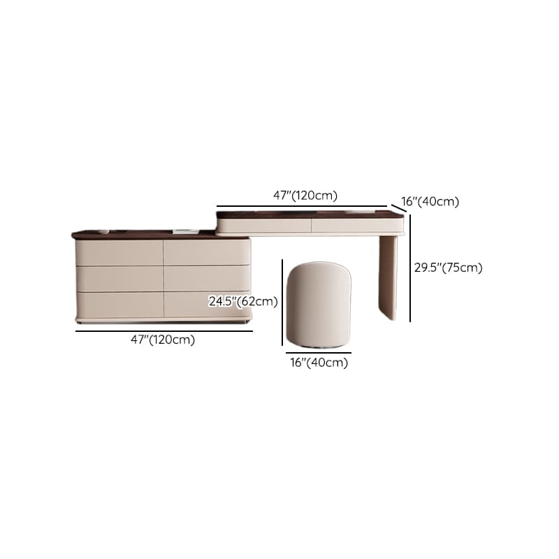 Sleeping Room Scalable Vanity Set/Makeup Vanity with Push-Pull - image 14