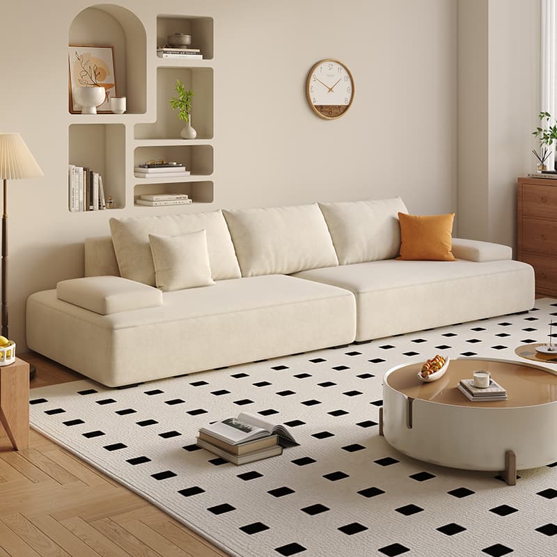 Tear Resistant Sofa Couch in Grey/Olive Green/Ivory with 5 Pillows - image 5