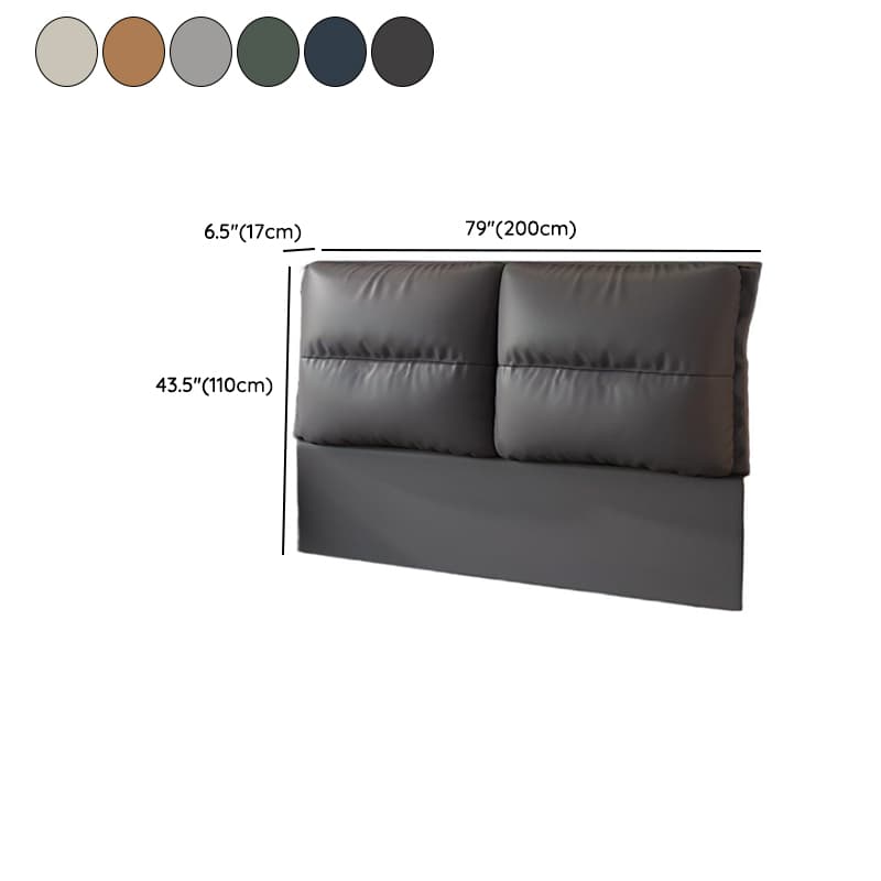 Trendy Panel Headboard in Laminate with No Distressing, Rectangle Shape for King/Queen/Full Bed, Featuring Sponge Upholstery and Standard Height - image 13