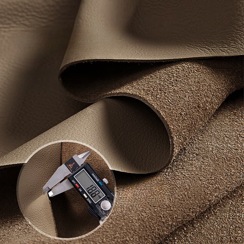 Elegant Light Brown Leather Standard Sofa/Single Sofa/Loveseat with Armrest and 3 Pillows - image 3