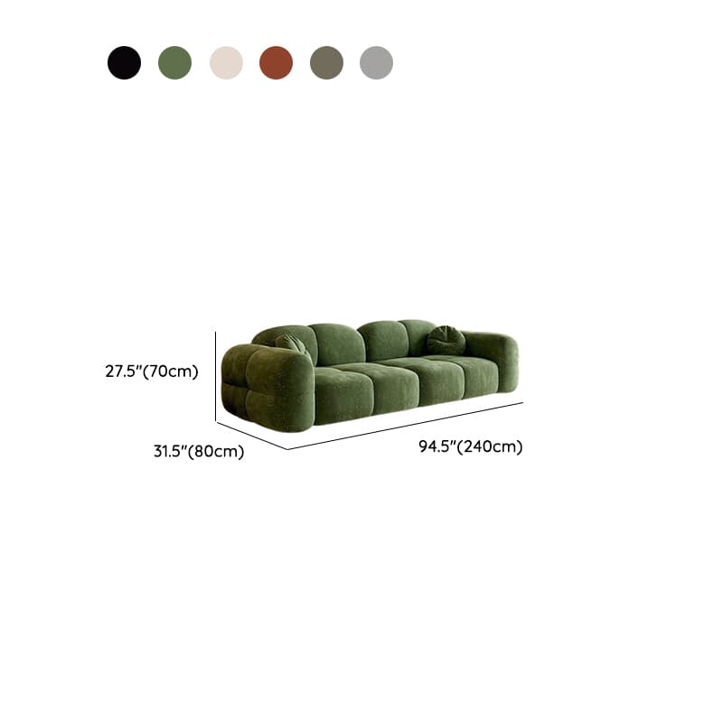 Versatile Black/Light Gray/Sage Standard Sofa/Loveseat with Arm and Concealed Support - image 18