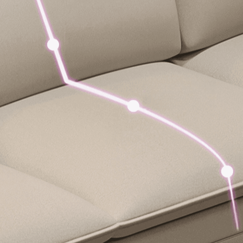 L-Shape/Straight Sofa Recliner/Sofa Couch with Concealed Support and Pine Wood Frame - image 10