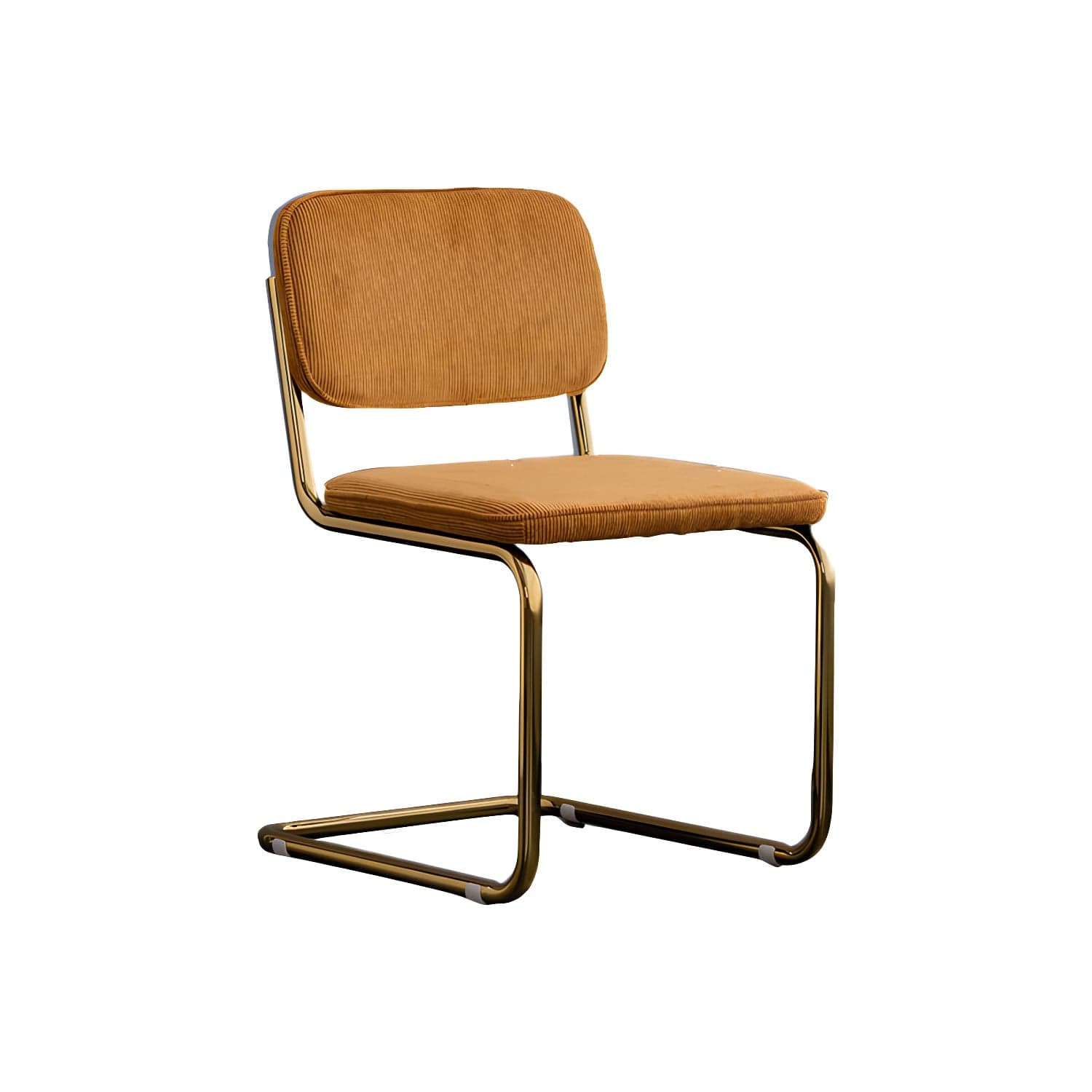 Contemporary Style Dining Chairs Armless Open Back Chairs with Metal Legs - image 6