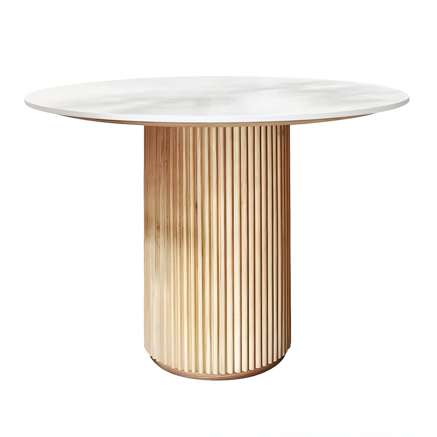 Round Shape Home Dining Table Modern Wooden Dining Room Table - image 7