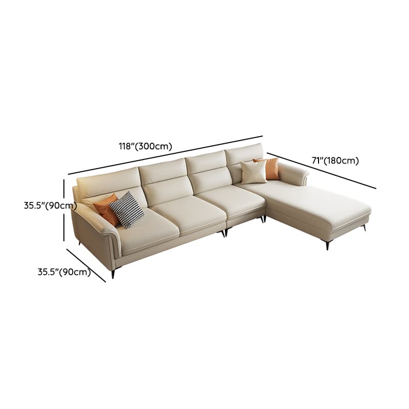 Straight/L-Shape Natural Wood Horizontal/Reversible Sofa Couch/Sofa Chaise - image 24