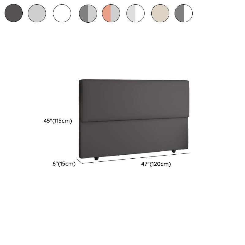 Modern Simple Style Panel Headboard in Wood with No Distressing, Rectangle Shape for King/Queen/Full Bed, Featuring Sponge Upholstery and Standard Height - image 16