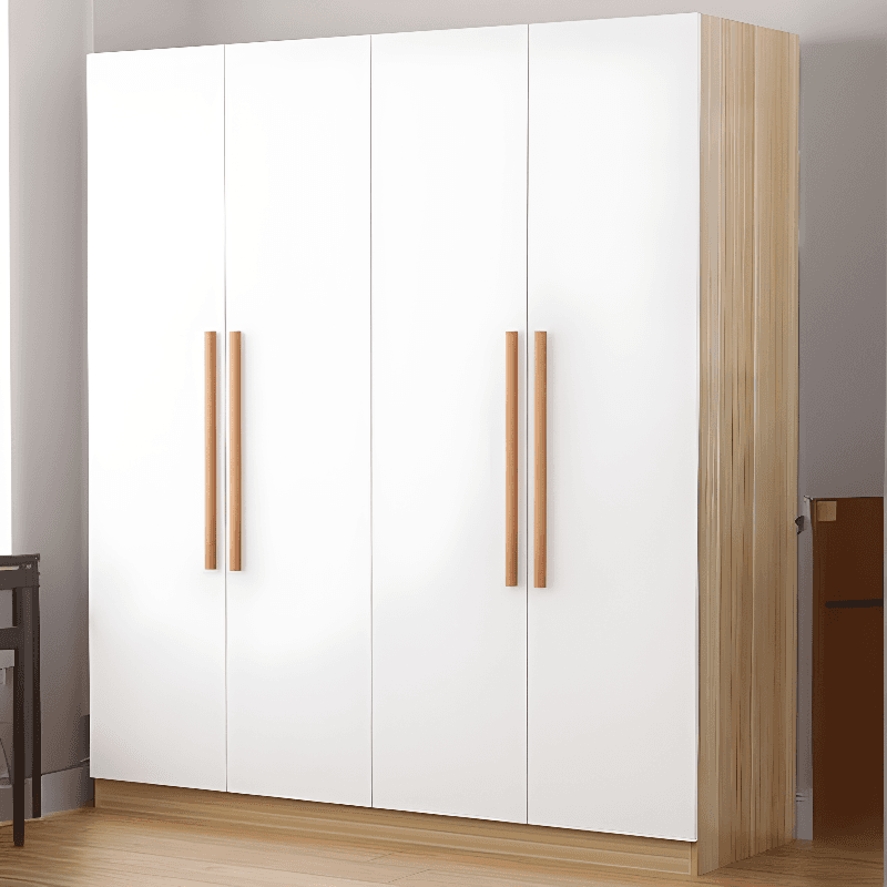 Modern Timber Detached Wardrobe with Soft Close Drawer, Soft Close Door, Interior Shelves & Clothing Rod - image 16