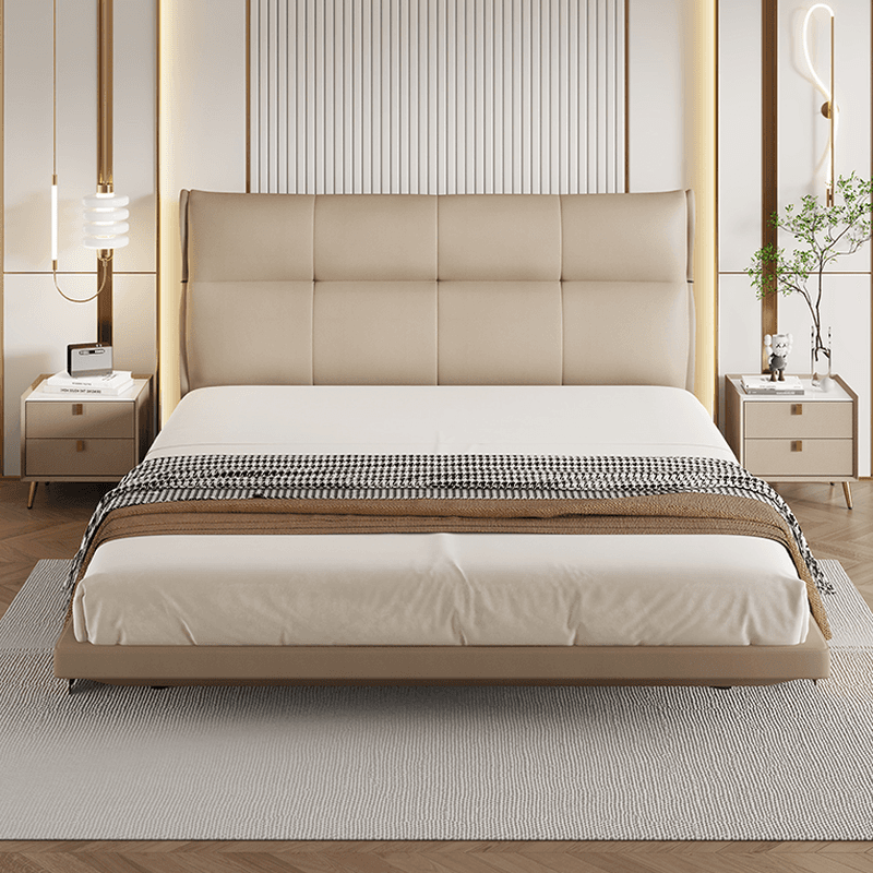 Art Deco Style Panel Headboard with No Distressing, Decorative-stitched Tufting, Rectangle Shape for Queen/Full/Twin XL Bed, Sponge Upholstery Fill, Standard Height - image 8