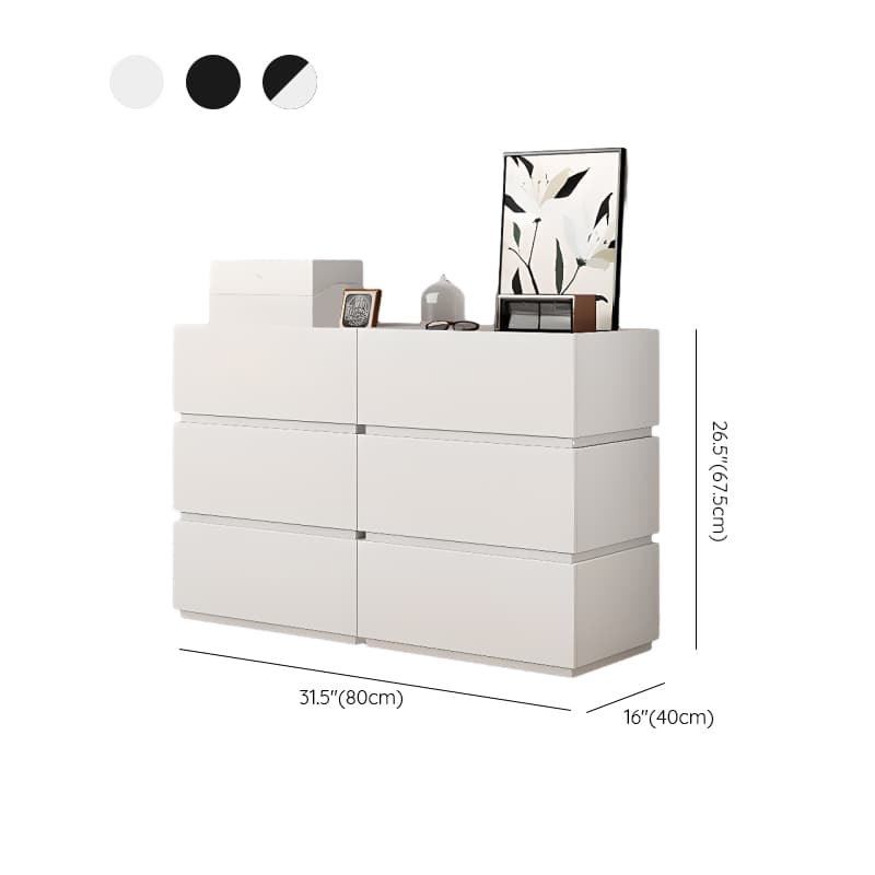 Trendy Rectangle Utility Cabinet with Manufactured Wood Countertop, Ink/White Top, and Soft Close Drawer - image 13