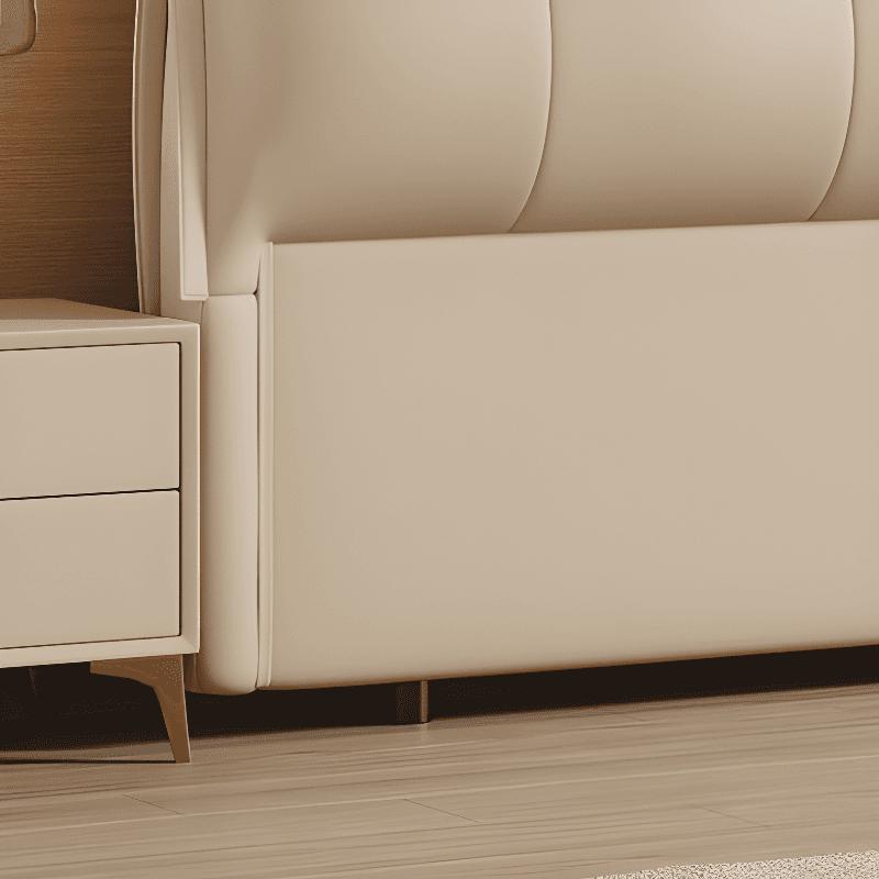 Simplistic Panel Headboard with No Distressing, Piled Tufted Rectangular Design for King/Queen/Full Bed, Sponge Upholstery Fill, Standard Height - image 15