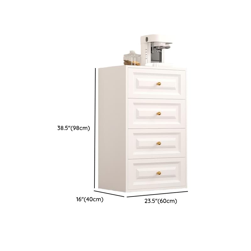 White Simple Iron Lingerie Chest/Bachelor Chest with 5/4/3 Drawers in Vertical/Horizontal Orientation - image 10