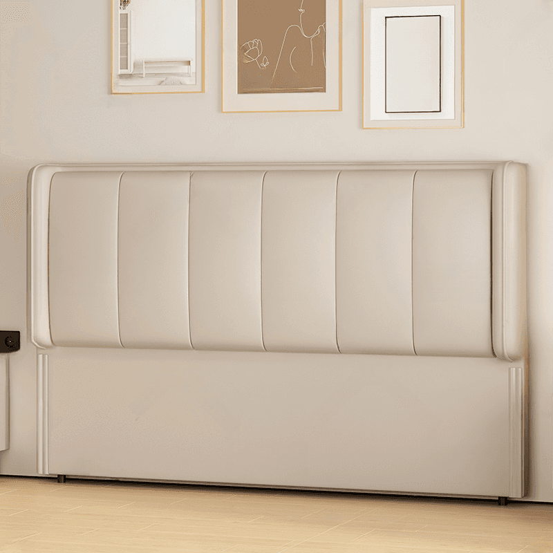Art Deco Style Panel Headboard in Timber with No Distressing, Rectangle Shape for King/Queen/Full Bed, Featuring Sponge Upholstery and Standard Height - image 4