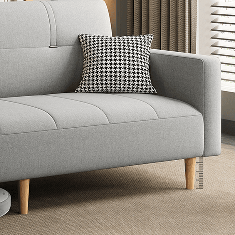 Cotton Loveseat/Standard Sofa Cerulean/Grey/Lime Green with Arm - image 12