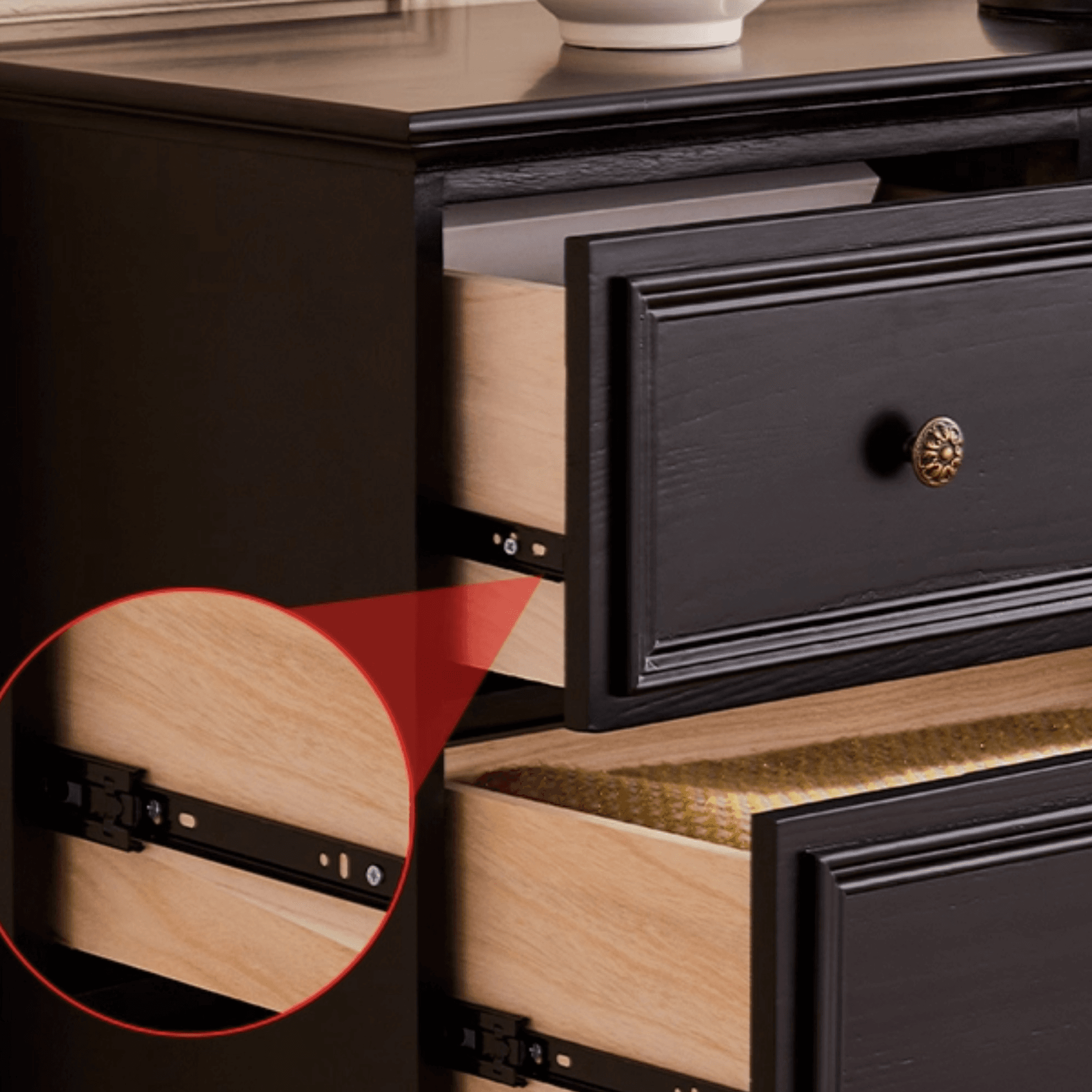 Casual Raw Wood Console Dresser/Semainier with 5/7/9 Drawers in Horizontal/Vertical Orientation - image 6