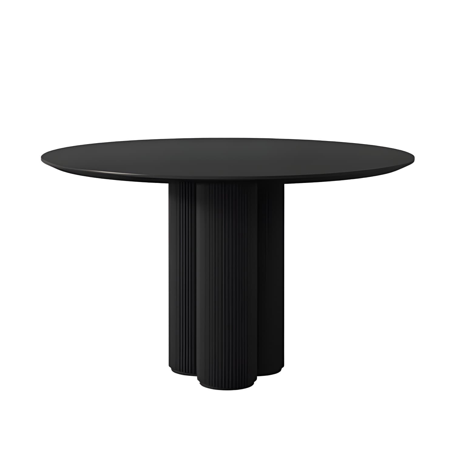 Modern Casual Dining Table Round Top Dinner Table Kitchen Home - image 7