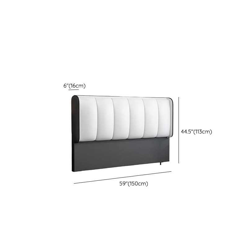Casual Free-standing Standard King(76"W x 80"L)/Queen(60"W x 80"L)/Full(54"W x 75"L) Panel No Distressing With Legs in Wood and Sponge - image 18