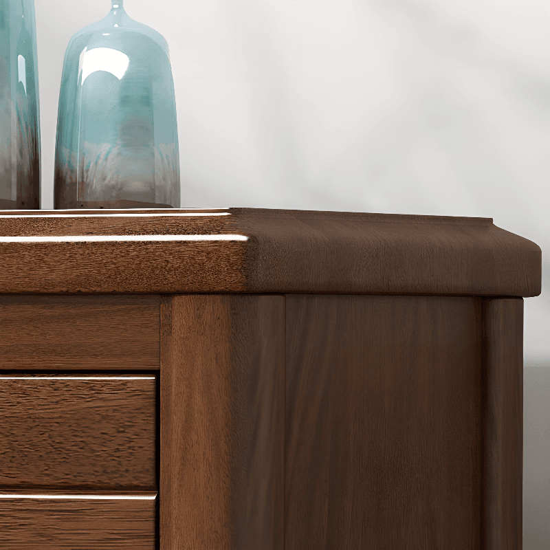 Trendy Walnut Wood Lingerie Chest/Double Dresser with 5/4/6 Drawers in Vertical/Horizontal Orientation - image 10