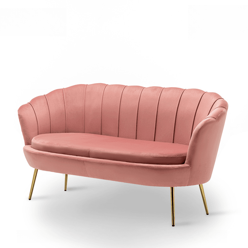 Magenta/Olive Green/Cerulean Single Sofa/Loveseat with Sloped Arms Sitting Room - image 20