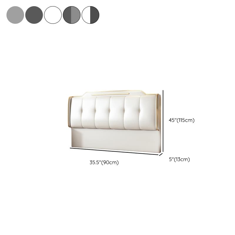 Art Deco Style Panel Headboard with No Distressing, Decorative-stitched Tufting, Rectangle Shape for Twin/Queen/Full Bed, Sponge Upholstery Fill, Standard Height - image 10