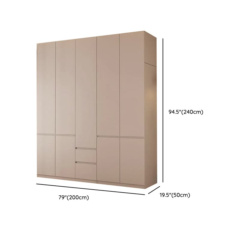Auburn Self-supporting Cabinet Armoire with 2 Drawers and Gate Doors - image 23