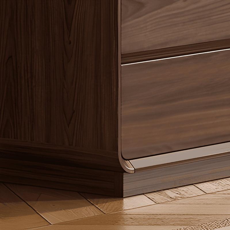 Cocoa Retro Rubberwood Semainier for Sleeping Quarters with 6 Drawers Horizontal - image 6