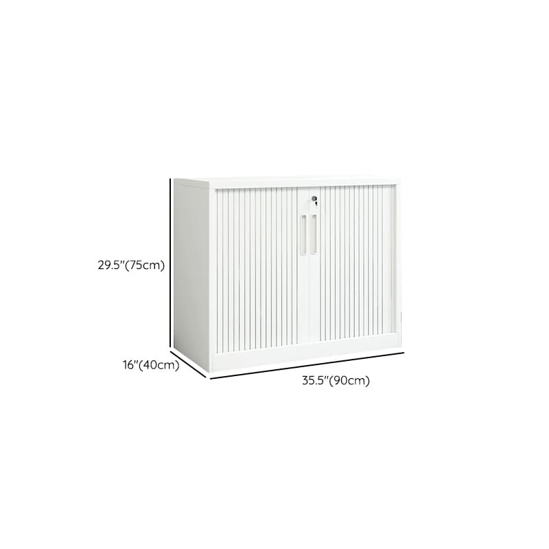 Steel Self-supporting Lockable Accent Cabinet with Sliding Door - image 16