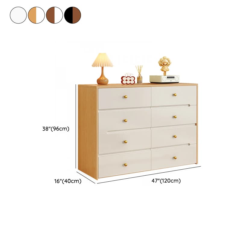 Casual Timber Double Dresser/Lingerie Chest/Bachelor Chest with 6/8/5 Drawers in Horizontal/Vertical Orientation - image 20