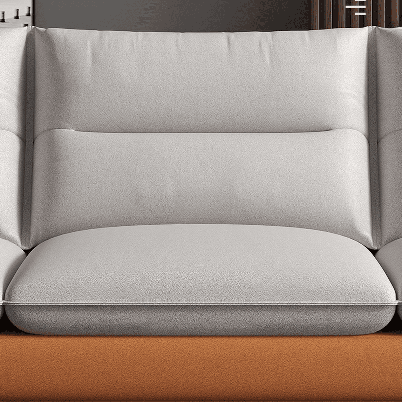 Tech ClothUpholstered Sofa Couch/Single Sofa in Chalk for Parlor with Flared Arm in a Modern Style - image 6